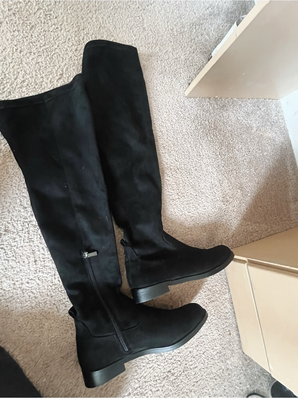 Women's Black Over-the-Knee Riding Boots